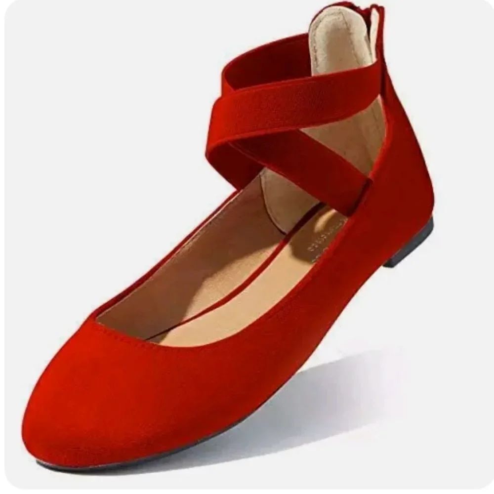 DREAM PAIR BOWNOT BALLET CRISS-CROSS STRAP